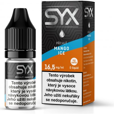 SYX NS Mango Ice 10 ml 16,5mg – Zbozi.Blesk.cz