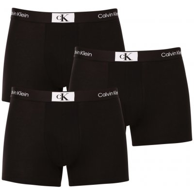 Calvin Klein 3 pack pánské boxerky černé NB3528A-UB1