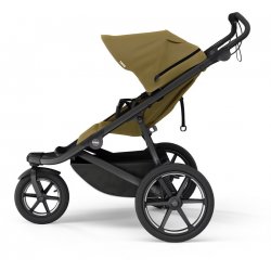 Thule Set 7v1 Urban Glide 3 Nutria green 2024 + pláštěnka + ochranná síť + madlo + korba Soft beige + pláštěnka + ochranná síť na korbu