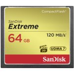 SanDisk CompactFlash Extreme 64 GB UDMA7 SDCFXSB-064G-G46 – Zboží Mobilmania