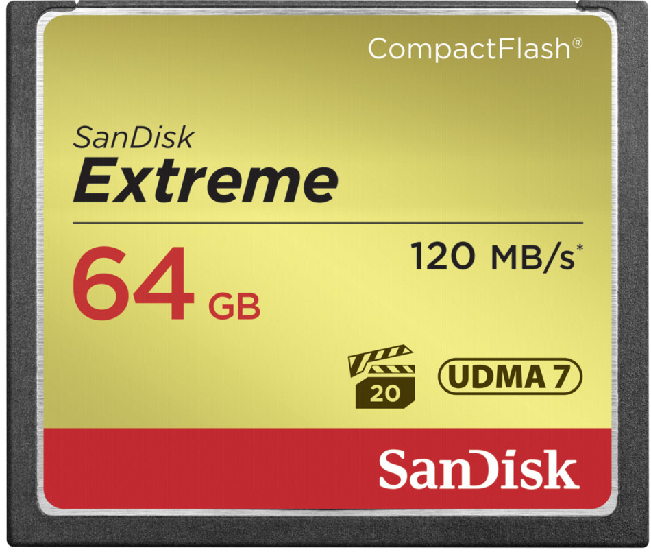 SanDisk CompactFlash Extreme 64 GB UDMA7 SDCFXSB-064G-G46