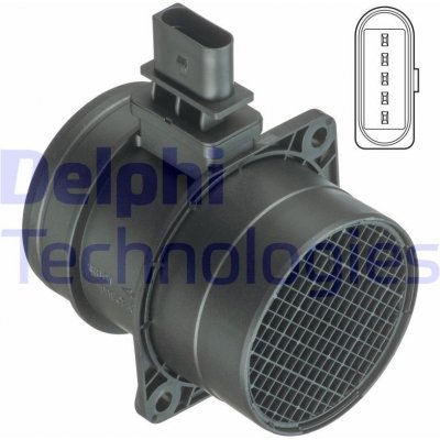 Snímač množství protékajícího vzduchu DELPHI AF10407-12B1 – Hledejceny.cz