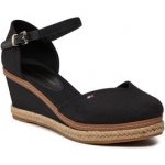 Tommy Hilfiger Basic Close Toe Mid Wedge FW0FW04787 Černá – Zboží Dáma