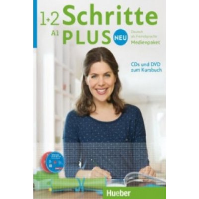 Schritte plus Neu - Medienpaket, 5 Audio-CDs und 1 DVD zum Kursbuch. Bd.1+2 – Zbozi.Blesk.cz