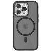 Pouzdro a kryt na mobilní telefon Apple Woodcessories Clear Case MagSafe Matte Black iPhone 14 Pro