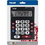 MILAN Kalkulačka stolní 12-místní 151712 černá – Zboží Dáma