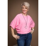 Oversize svetr BRIDGET Azurově modrá – Zboží Mobilmania