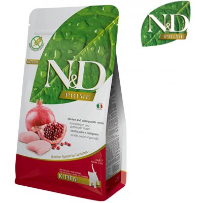 N&D GF Kitten Chicken & Pomegranate 1,5 kg – Hledejceny.cz
