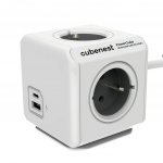 Cubenest PowerCube Extended USB A+C PD 20 W Grey 6974699970828 – Zboží Živě