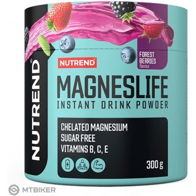 Nutrend MAGNESLIFE INSTANT DRINK POWDER Forest Fruit 300 g