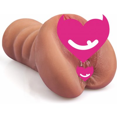 SuperLove Realistic Pussy Double Entry Masturbator – Zboží Dáma