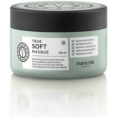 Hydratační maska pro suché vlasy s arganovým olejem Maria Nila True Soft Masque - 250 ml – Hledejceny.cz