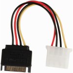 NEDIS Interní napájecí kabel | Molex Zástrčka - SATA 15-pin Zásuvka | 0,15 m | Různé