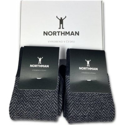 Northman Hamar Merino dárkový 2-pack tmavě šedé – Zboží Mobilmania