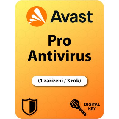 Avast Pro Antivirus 1 lic. 3 roky (AVU.1.36M)