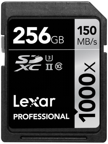 Lexar SDXC 256 GB UHS-II LSD256CRBEU1000