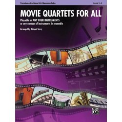 Movie Quartets for All trombon pozoun/fagot/tuba