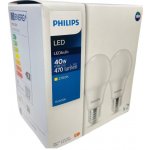 Philips 8719514471078 LED žárovka CorePro E27 4,9W/40W 470lm 2700K A60 bílá 2-set – Sleviste.cz