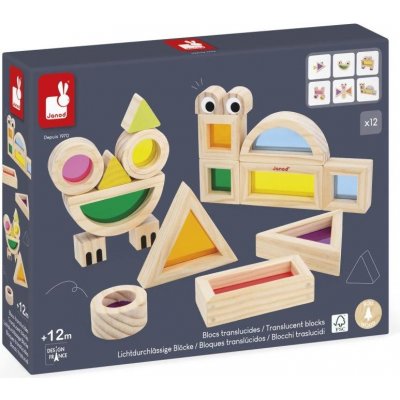 Janod senzorická stavebnice s barevnými sklíčky – Sleviste.cz