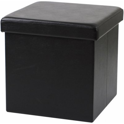 DOCHTMANN Taburet skládací, černý 38 × 38 × 38 cm – Zboží Dáma