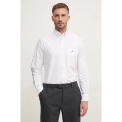 Gant bavlněná košile regular s límečkem button-down 3000200 bílá