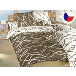 Dadka bavlna Vlny banánové/hnědé DUO 40 x 40 cm – Zboží Mobilmania