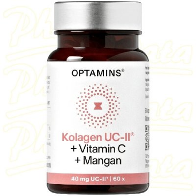 PXG Pharma GmbH Optamins Kolagen UC-II + vitamin C + mangan 60 ks – Hledejceny.cz