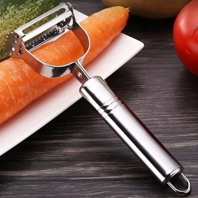 HOME & MARKER Škrabka s příčnou čepelí nerezová 18×8,8 cm MULTIPEELER – Zboží Mobilmania