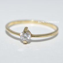 Zlatnictví Smaragd Briliantový prsten V53