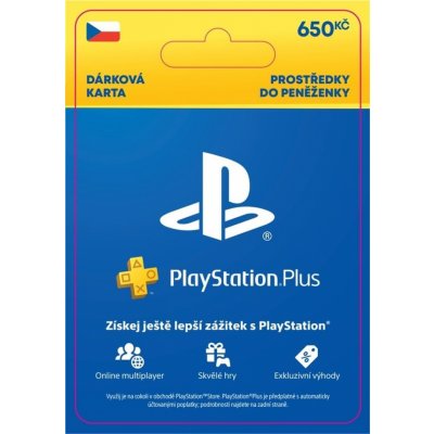 PlayStation dárková karta 650 Kč – Zboží Mobilmania