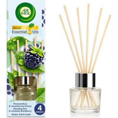 Air Wick Vonné tyčinky Ranní Rosa & Aromatické Ostružiny 40 ml – Hledejceny.cz