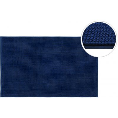 BISK Erga Basic Chenille Rolled ERG-08689 tmavě modrá 80x50 cm – Sleviste.cz