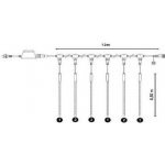 CITY SR-059805 Rampouchy LED SNOW FALL studená bílá – Hledejceny.cz