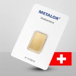 Metalor Investiční zlatý slitek 10 g – Zboží Mobilmania