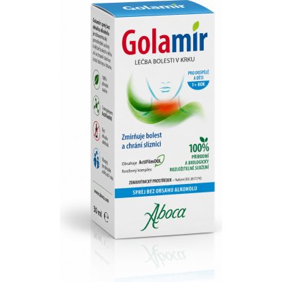 Aboca Golamir léčba bolesti v krku 30 ml – Hledejceny.cz