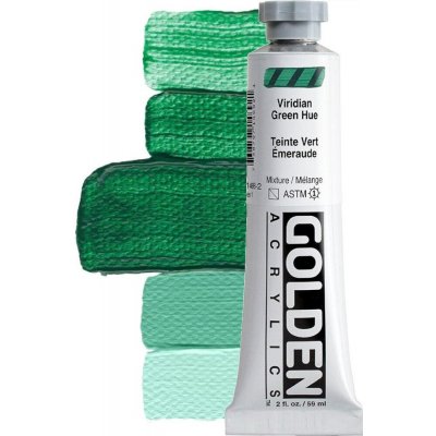 Golden Heavy Body akrylová barva 1469 viridian green hue 59 ml – Zboží Dáma