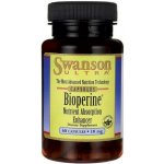 Swanson Bioperine Piperin černý pepř 10 mg x 60 kapslí – Hledejceny.cz