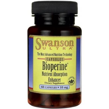 Swanson Piperin Bioperine 10 mg 60 kapslí