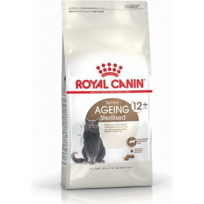 Royal Canin Senior Ageing Sterilised 12+ cats dry food Corn Poultry Vegetable 2 kg – Zboží Mobilmania