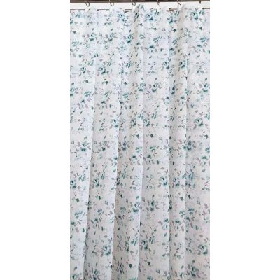 Záclona voálová - Zelený květ tisk 150 – Zboží Mobilmania