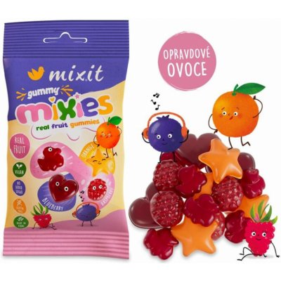 MIXIT Ovocné Mixies přírodní želé bonbony 35 g – Zbozi.Blesk.cz