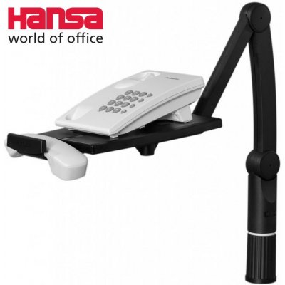 Hansa Stojánek pod telefon kloubový - černý – Sleviste.cz