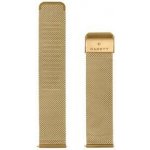 Garett řemínek 18 mm, zlatý kovový, typ Mesh - STRAP_GLD_STL_18MM – Zboží Živě