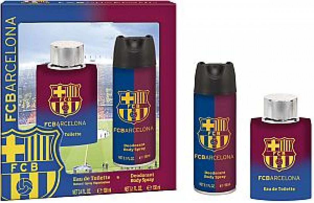 EP Line FC Barcelona EDT 100 ml + deospray 150 ml dárková sada