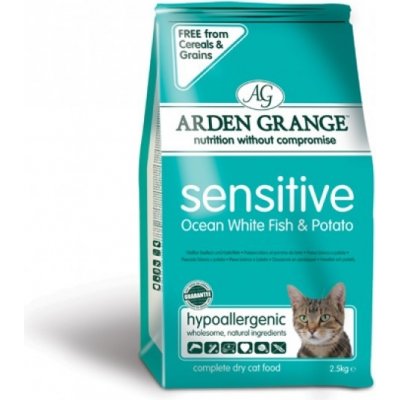 Arden Grange Cat Sensitive mořská ryba & brambory 8 kg – Hledejceny.cz