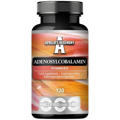 Apollo's Hegemony Adenosylcobalamin Vitamin B12 120 tablet – Hledejceny.cz