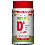 Bio-pharma Vitamín D3 Forte 1000 I.u. 90+90 tablet – Hledejceny.cz
