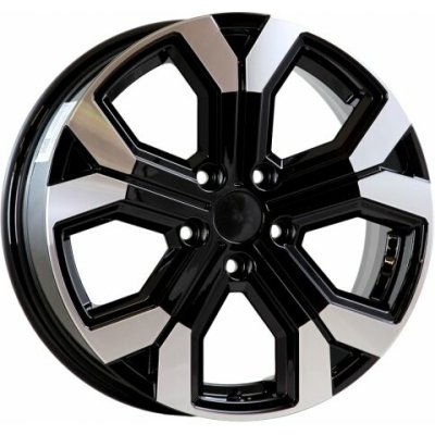AGT 17260 6.5x17 5x114.3 ET32 black polished rim – Zbozi.Blesk.cz