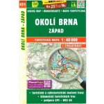Turistická mapa 451 Okolí Brna západ 1:40 000 – Zboží Dáma