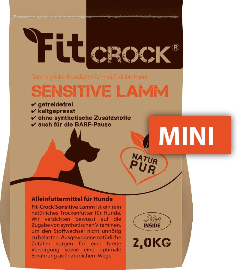 Fit-Crock Sensitive Jehněčí MINI 2 kg